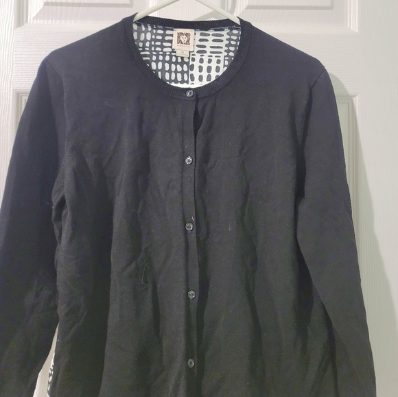 Anne Klein Women's Long Sleeve Full Zip Sweater Cardigan Size XL - Picture 4 of 16